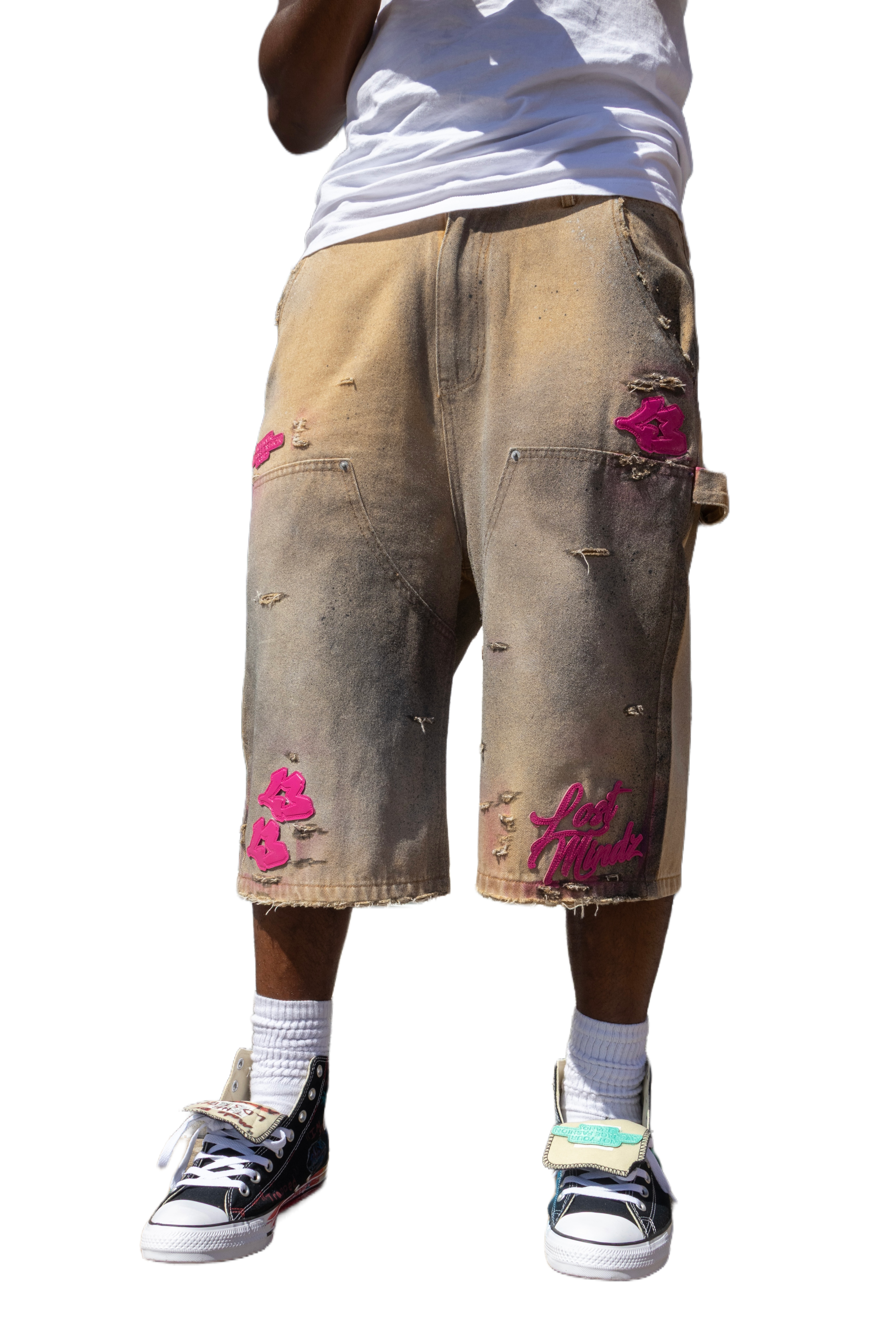 Pink Mirage Jorts