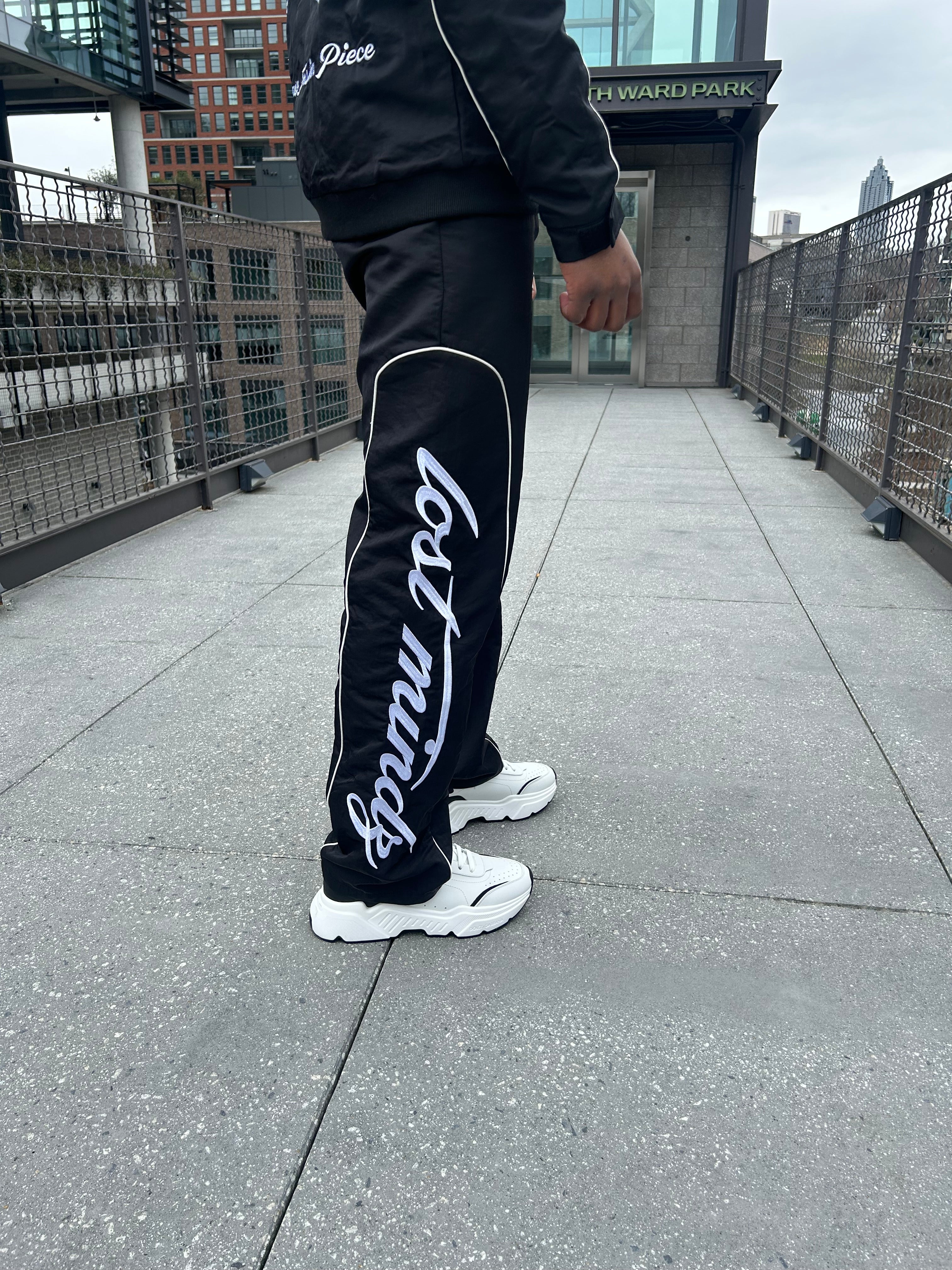 "Midnight Black" Nylon Pants