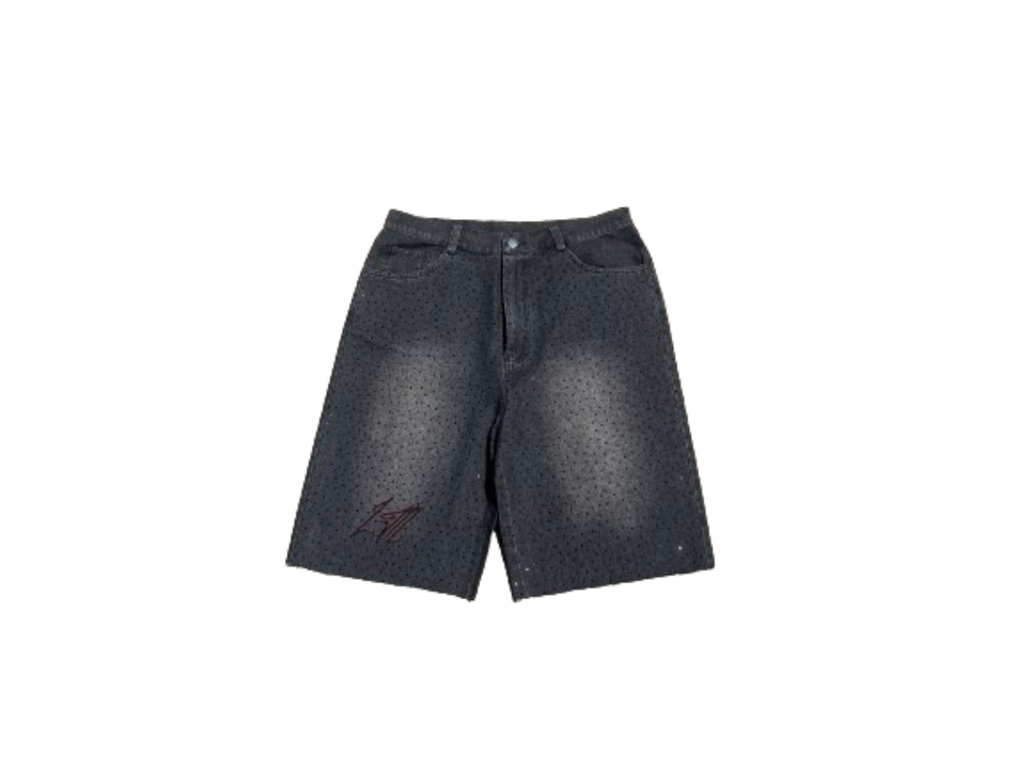 Granite Black Jorts