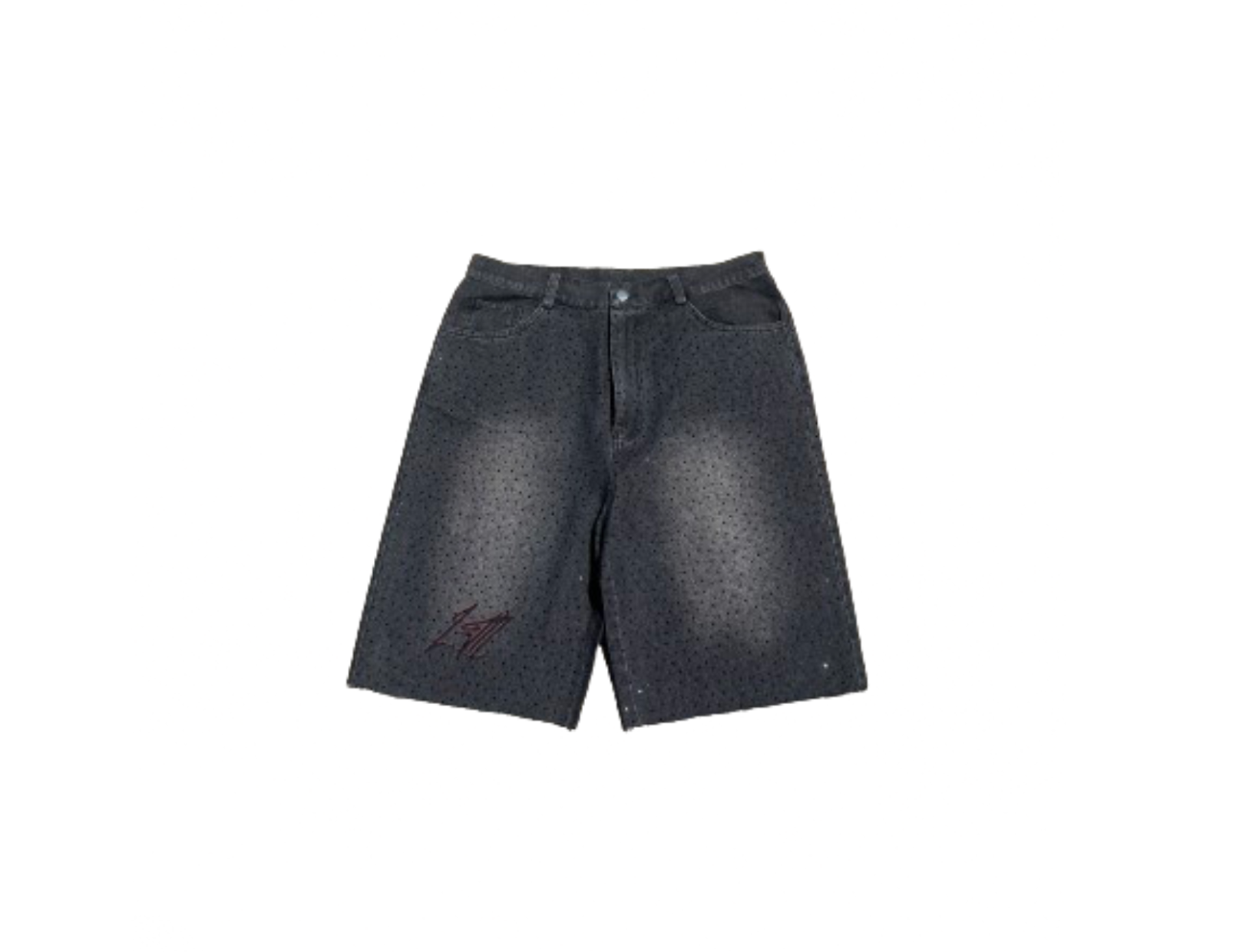 Granite Black Jorts