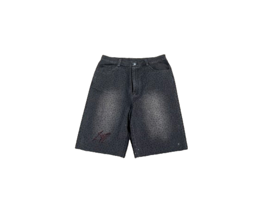 Granite Black Jorts